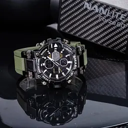 Годинник наручний чоловічий Smael 8038 Dark Blue (15178) - мініатюра 2
