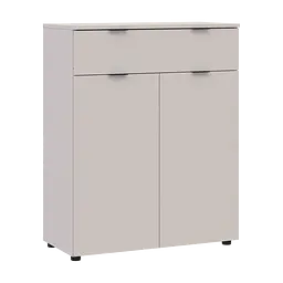 Комод Doros Рон 2 2 фасади 1 шухляда Кашемір 80х38х100 (41516044) - мініатюра 2
