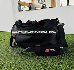 Спортивна сумка Power System PS-7012 Gym Bag-Dynamic (38л.) Black/Red (7012BR-3) - мініатюра 2