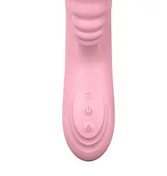 Вібратор Angelia, USB 3 Functions Of Thrusting, 20 Vibrations Flesh - мініатюра 10