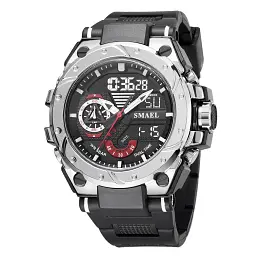 Наручний годинник Smael 8060 Silver (16671)