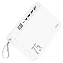 Портативний акумулятор Hoco J94 Overlord 22.5W на 75000mAh білий 6931474779182 - мініатюра 3