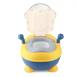Дитячий горщик Мавпа Babyhood BH205 Жовто-синій М'ЯКИЙ - мініатюра 2