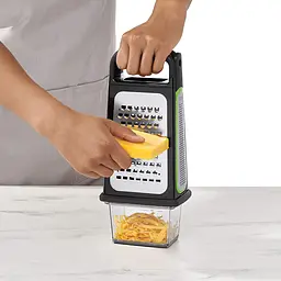 Тертка OXO Graters And Slicers чотиристороння зі знімною насадкою (11231700) - мініатюра 2