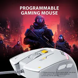 Миша Inphic PG1 Grey/White [171272] - мініатюра 11