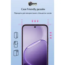 Скло захисне Dengos Full Glue OPPO A6x 4G / A6k 4G / A6 4G Black (TGFG-438) - мініатюра 3
