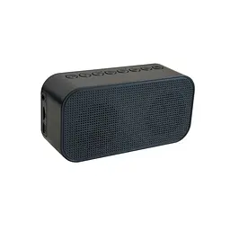 Настільний годинник електронний з будильником, Bluetooth колонкою та FM-радіо, чорний - мініатюра 5