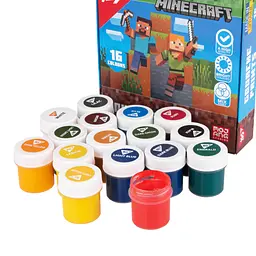 Фарби гуашеві Yes Minecraft 16 кольорів 20 мл (230408) - мініатюра 3