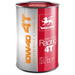Моторна олива Wolver FOUR STROKE RAСING 4T 10W-40 1 л (4260360940422)