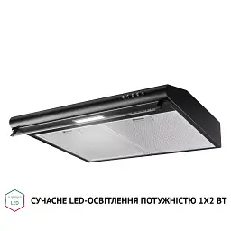 Витяжка плоска Perfelli PL 6144 BL LED - мініатюра 4