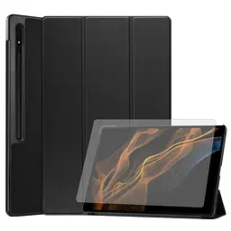 Чехол AIRON Premium для Samsung Galaxy Tab S9 Ultra 14.6'' 2023 с защитной пленкой и салфеткой black