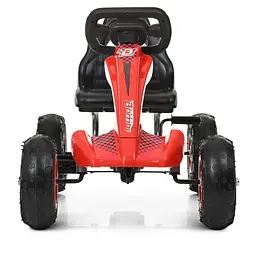 Карт педальний Bambi kart M 4036-3 надувні колеса Червоний - мініатюра 2