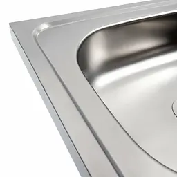 Кухонна мийка з нержавіючої сталі Platinum 4050 (0,4/120 мм), Нержавіюча сталь - мініатюра 4