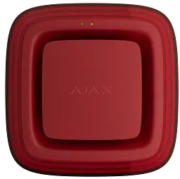 Бездротовий світлозвуковий адресний пожежний сповіщувач Ajax EN54 FireProtect (Sounder/VAD) Jeweller Red