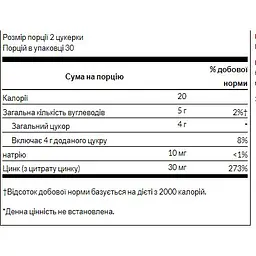 Цинк Swanson Zinc 30 мг Чорна смородина 60 жувальних цукерок - мініатюра 2