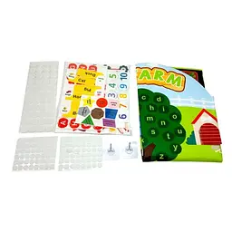 Игровой плакат My Farm (животные, цифры и английский алфавит) - миниатюра 2