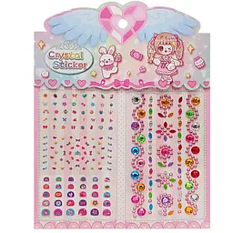 Наклейка камни XY-008-1(Pink) для авто, ноутбуков, телефонов