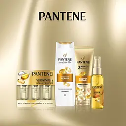 Подарунковий набiр Pantene Інтенсивне відновлення: Шампунь 250 мл + Бальзам-ополіскувач 160 мл + Олія для волосся 100 мл + Засіб для догляду за волоссям 3х15 мл - мініатюра 3