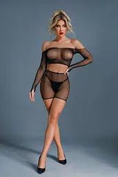 Бодистокинг Caprice Lingerie Model 07 топ, велосипедки, One size