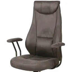 Офісне крісло Аклас Булат R-SR (Штучна замша 02 Dark gray) (00172366) - мініатюра 5
