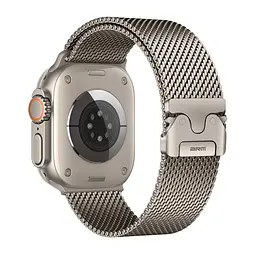 Ремінець ArmorStandart Milanese UltraLock для Apple Watch 42 (Series 11-10)/41/40/38 Titanium (ARM88955) - мініатюра 2