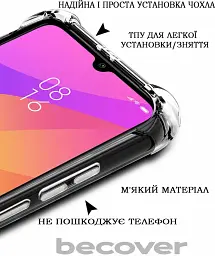 Панель BeCover Anti-Shock для Samsung Galaxy A36 SM-A366 Clear (712895) - мініатюра 4