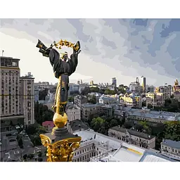 Картина за номерами на підрамнику Brushme Монумент Незалежності (Київ)