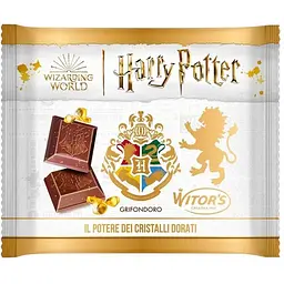Шоколад молочний Witor's Harry Potter Tavoletta Latte Cristalli Dorati Золоті кристали 50 г (982297) - мініатюра 2