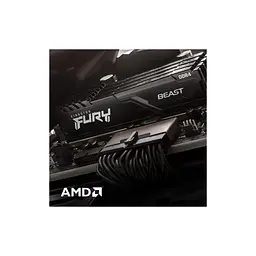 Модуль пам'яті для комп'ютера DDR4 32GB (2x16GB) 3200 MHz Beast Black Kingston Fury (ex.HyperX) (KF432C16BB1K2/32WP) - мініатюра 11