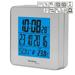 Годинник настільний Technoline WT268 Silver (WT268), Білий - мініатюра 3