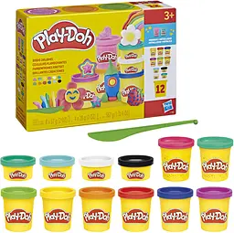 Набір маси для ліплення Hasbro Play-Doh 12 баночок (F1989) - мініатюра 3