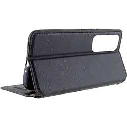Шкіряний чохол-книжка GETMAN Cubic (PU) для Samsung Galaxy M35 5G Чорний - мініатюра 6