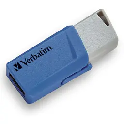 USB флеш накопичувач Verbatim 3x16GB Store 'n' Click Red/Blue/Yellow USB 3.2 (49306) - мініатюра 6