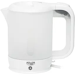 Електрочайник Adler AD 1381 дорожній 900 Вт 0.5 л 2 чашки ложка білий - мініатюра 2