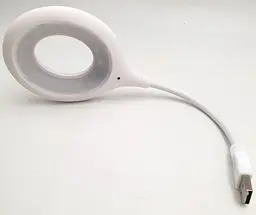 Гнучка USB LED настільна лампа з голосовим керуванням англійський підсвічування нічник 1,5Вт UKC LK-50 - мініатюра 11