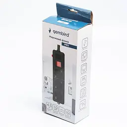 Мережевий фільтр Gembird SPG3-G-15B-PRO, 3 розетки (SPG3-G-15B-PRO) - мініатюра 4
