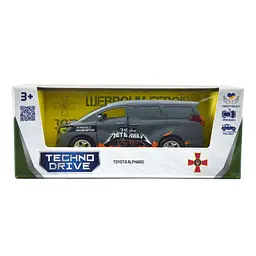 Автомодель серії "Шеврони Героїв" Toyota Alphard "Загін метеликів" TechnoDrive KM6011 - мініатюра 12