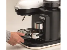 Ріжкова кавоварка еспресо Ariete 1318 Espresso Moderna White (1318/01) - мініатюра 5