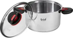 Каструля з кришкою Krauff 26-303-021 4.7 л 22 см срібляста - мініатюра 3