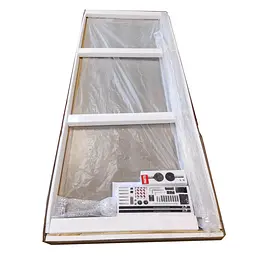 Двері в нішу Koer SR SD01-140x200-TR-01 прозоре скло Easy Clean 8 мм, хром KR5380, універсальні, прозорий, хром - мініатюра 8