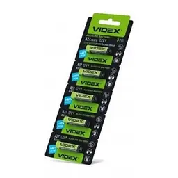 Батарейка Videx Alkaline A27/27A/MN27 BL 5шт (VDXA27-AL-27A-12V)