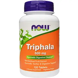 Натуральная добавка Now Triphala 500 мг 120 таблеток