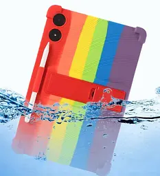 Чохол для планшета Xiaomi Redmi Pad Pro 12.1 протиударний силіконовий Веселка - мініатюра 2