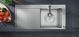 Змішувач Hansgrohe Metris Select 200 кухонний з витяжним виливом на 2 отвори Sbox 73804000 Хром - мініатюра 5
