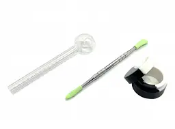 Набір для куріння Glass pipe set (emb-1013) - мініатюра 2