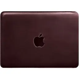 Шкіряний чохол BlankNote для MacBook 13 дюйм Бордовий Crazy Horse