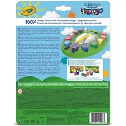 Набір постерних фабр Crayola washable, з палітрою та пензликом, 12 кольорів (54-1066) - мініатюра 4