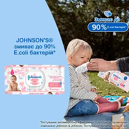 Вологі серветки Johnson’s Baby Ніжна турбота, 72 шт. - мініатюра 8