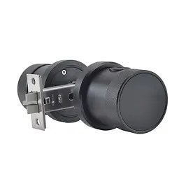 Замок біометричний автономний Trinix TRL-5106BTF Black з Bluetooth, зчитувачем відбитків пальців і карт Mifare (65-00021) - мініатюра 1
