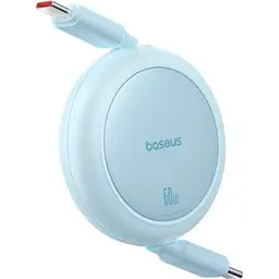 Кабель Baseus Free2Pull Mini Charging Cable Type-C to Type-C 60W 1m P10364500311-01 Blue - мініатюра 3